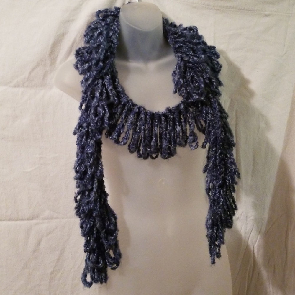 Fun blue scarf
